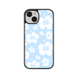 Load image into Gallery viewer, Blue Hibiscus Phone Case- Black Border