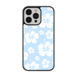 Load image into Gallery viewer, Blue Hibiscus Phone Case- Black Border