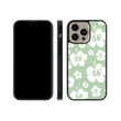Load image into Gallery viewer, Sage Green Hibiscus Phone Case- Black Border