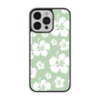 Load image into Gallery viewer, Sage Green Hibiscus Phone Case- Black Border