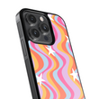 Load image into Gallery viewer, Groovy Stars Phone Case- Black Border