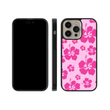 Load image into Gallery viewer, Hot Pink Hibiscus Phone Case- Black Border