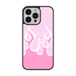 Load image into Gallery viewer, Pink Flames Phone Case- Black Border