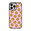 Load image into Gallery viewer, Pink Smiley Phone Case- Black Border
