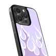 Load image into Gallery viewer, Purple Flames Phone Case- Black Border