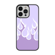 Load image into Gallery viewer, Purple Flames Phone Case- Black Border