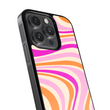 Load image into Gallery viewer, Pink Swirls Phone Case- Black Border