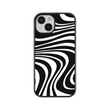 Load image into Gallery viewer, Black Swirls Phone Case- Black Border
