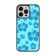 Load image into Gallery viewer, Turquoise Hibiscus Phone Case- Black Border