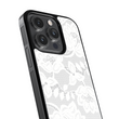 Load image into Gallery viewer, White Lace Phone Case- Black Border