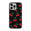 Load image into Gallery viewer, Black Cherries Phone Case- Black Border