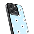 Load image into Gallery viewer, Blue Daisies Phone Case- Black Border