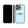 Load image into Gallery viewer, Blue Tattoo Phone Case- Black Border