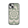 Load image into Gallery viewer, Green Flower Power Phone Case- Black Border