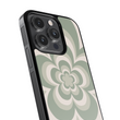 Load image into Gallery viewer, Green Flower Power Phone Case- Black Border