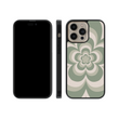 Load image into Gallery viewer, Green Flower Power Phone Case- Black Border