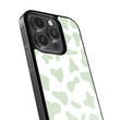 Load image into Gallery viewer, Sage Green Moo Phone Case- Black Border