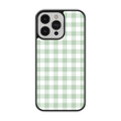 Load image into Gallery viewer, Green Plaid Phone Case- Black Border