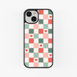 Load image into Gallery viewer, Holiday Patchwork Phone Case- Black Border