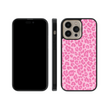 Load image into Gallery viewer, Pink Cheetah Phone Case- Black Border