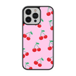 Load image into Gallery viewer, Pink Cherries Phone Case- Black Border