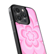 Load image into Gallery viewer, Pink Flower Power Phone Case- Black Border