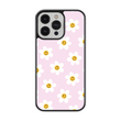 Load image into Gallery viewer, Pink Flower Smileys Phone Case- Black Border