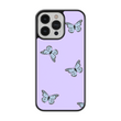 Load image into Gallery viewer, Purple Butterfly Phone Case- Black Border