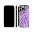 Load image into Gallery viewer, Purple Cheetah Phone Case- Black Border