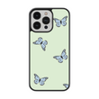 Load image into Gallery viewer, Sage Green Butterfly Phone Case- Black Border