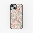Load image into Gallery viewer, Festive Florals Phone Case- Black Border