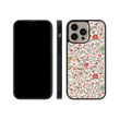 Load image into Gallery viewer, Festive Florals Phone Case- Black Border