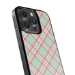 Load image into Gallery viewer, Christmas Plaid Phone Case- Black Border
