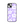 Load image into Gallery viewer, Purple Hibiscus Phone Case- Black Border
