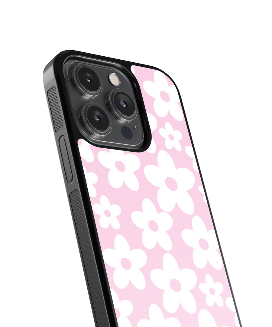 Pink in Bloom Phone Case- Black Border